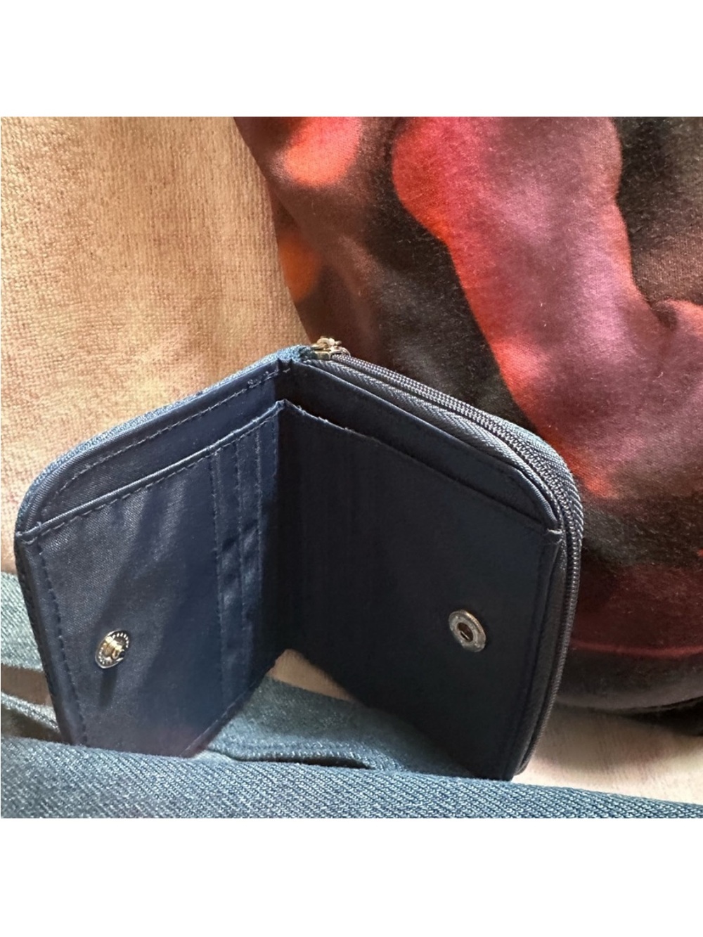 Cute Sequin Eeyore Coin Wallet - deim blue - Picture 2 of 2